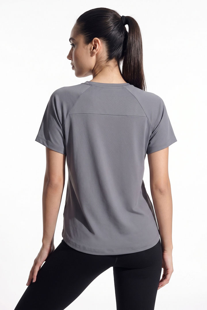 Zelocity Quick Dry Relaxed Top - Steel Grey — image 3